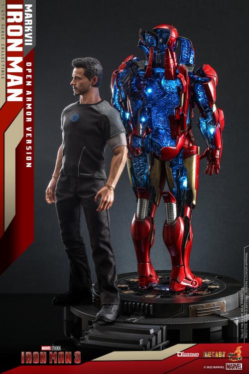 Iron Man 3 DS004D51 Iron Man Mark VII (Open Armor Ver.) 1/6 Scale Collectible Diorama - Image 6