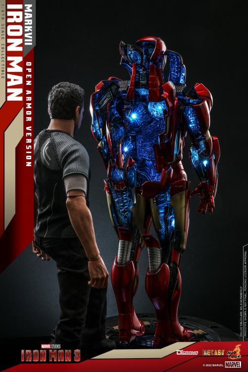 Iron Man 3 DS004D51 Iron Man Mark VII (Open Armor Ver.) 1/6 Scale Collectible Diorama - Image 9