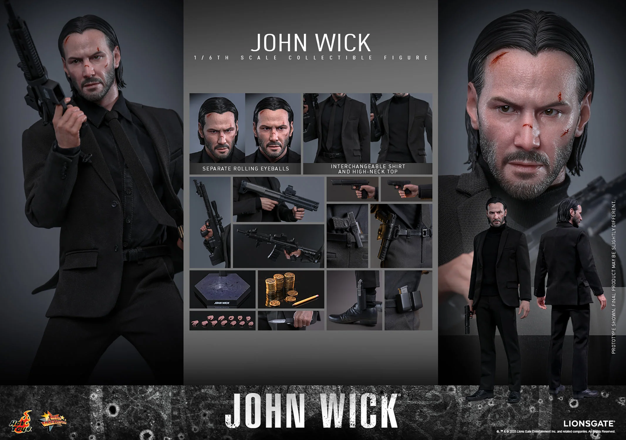 PRE-ORDER John Wick Sixth Scale Figure - Image 3