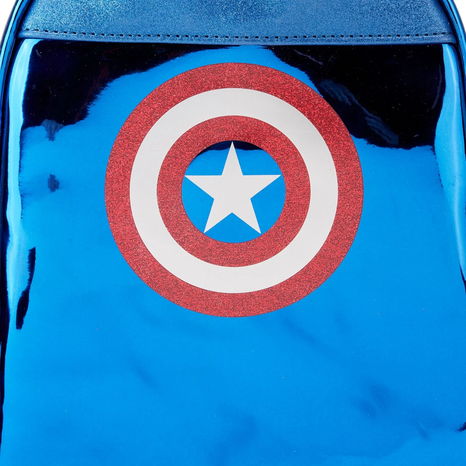 CLEARANCE Loungefly Marvel Shine Captain America Cosplay Mini Backpack - Image 2