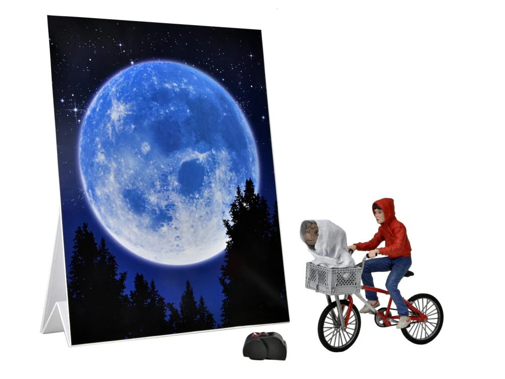 E.T. 40th Anniversary Elliot & E.T. on Bicycle 7" Scale Figure - Image 13