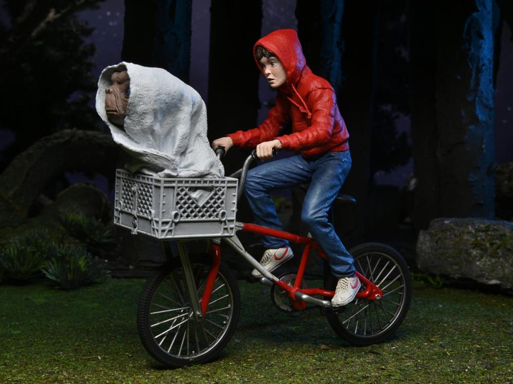 E.T. 40th Anniversary Elliot & E.T. on Bicycle 7" Scale Figure - Image 3