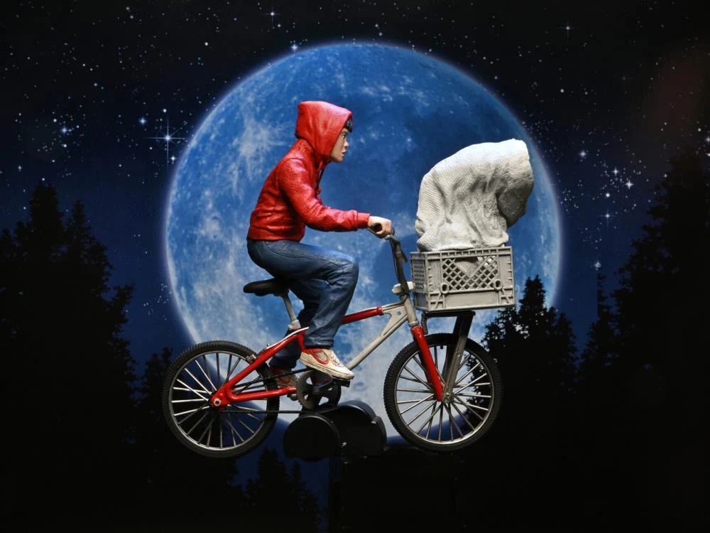 E.T. 40th Anniversary Elliot & E.T. on Bicycle 7" Scale Figure - Image 8