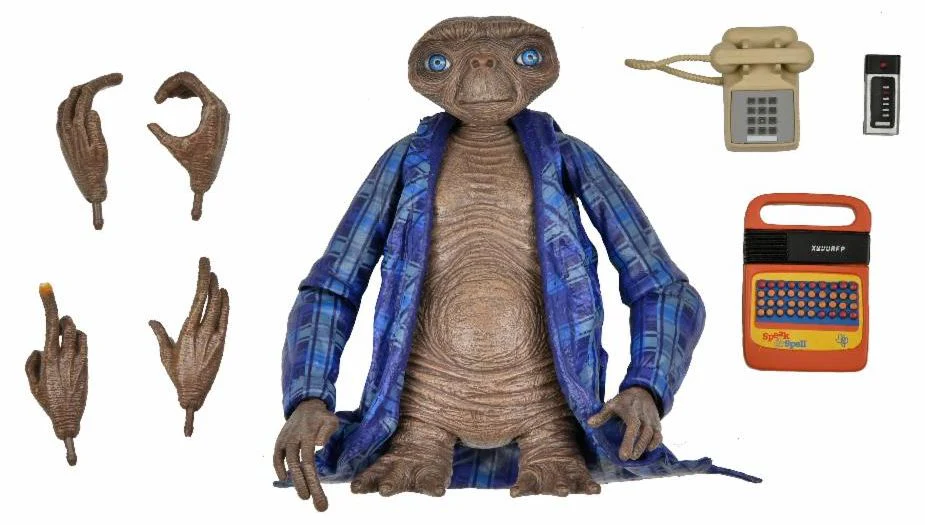NECA E.T. 40th Anniversary Ultimate Telepathic E.T. 7 Inch Scale Action Figure - Image 4