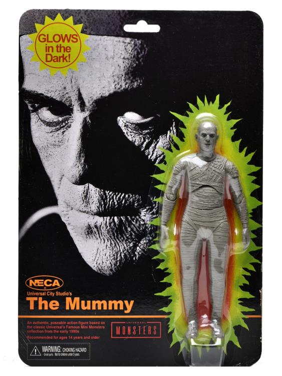 Universal Monsters Retro Glow-In-The-Dark The Mummy Figure - Image 3