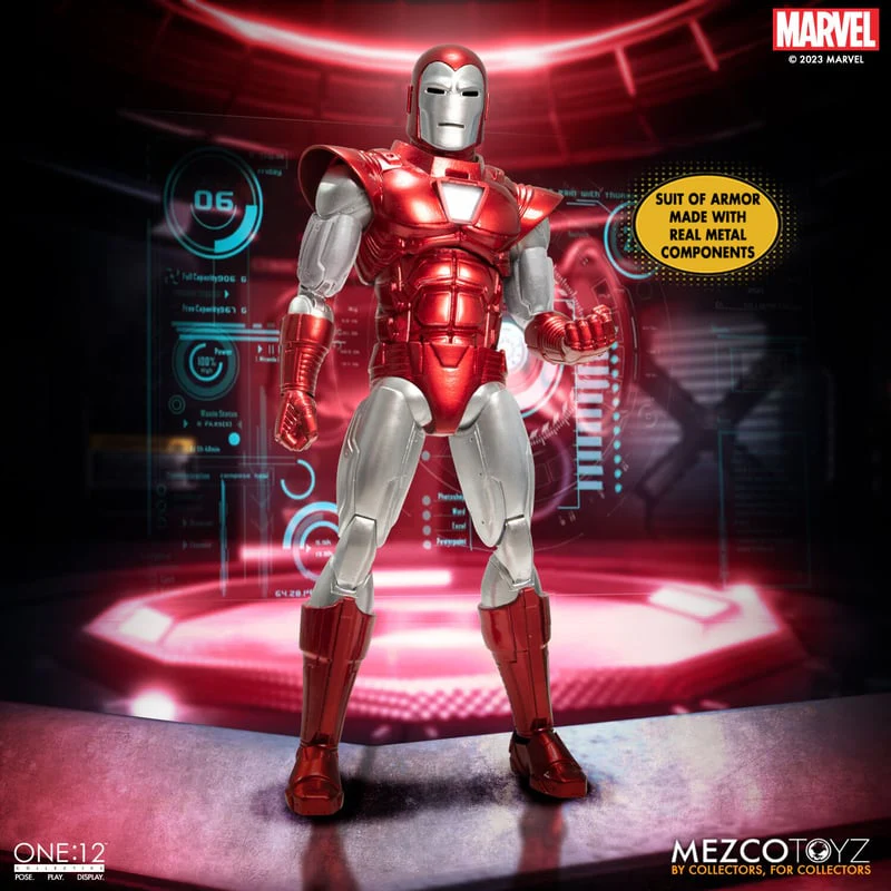 ONE:12 COLLECTIVE Iron Man: Silver Centurion - Image 3