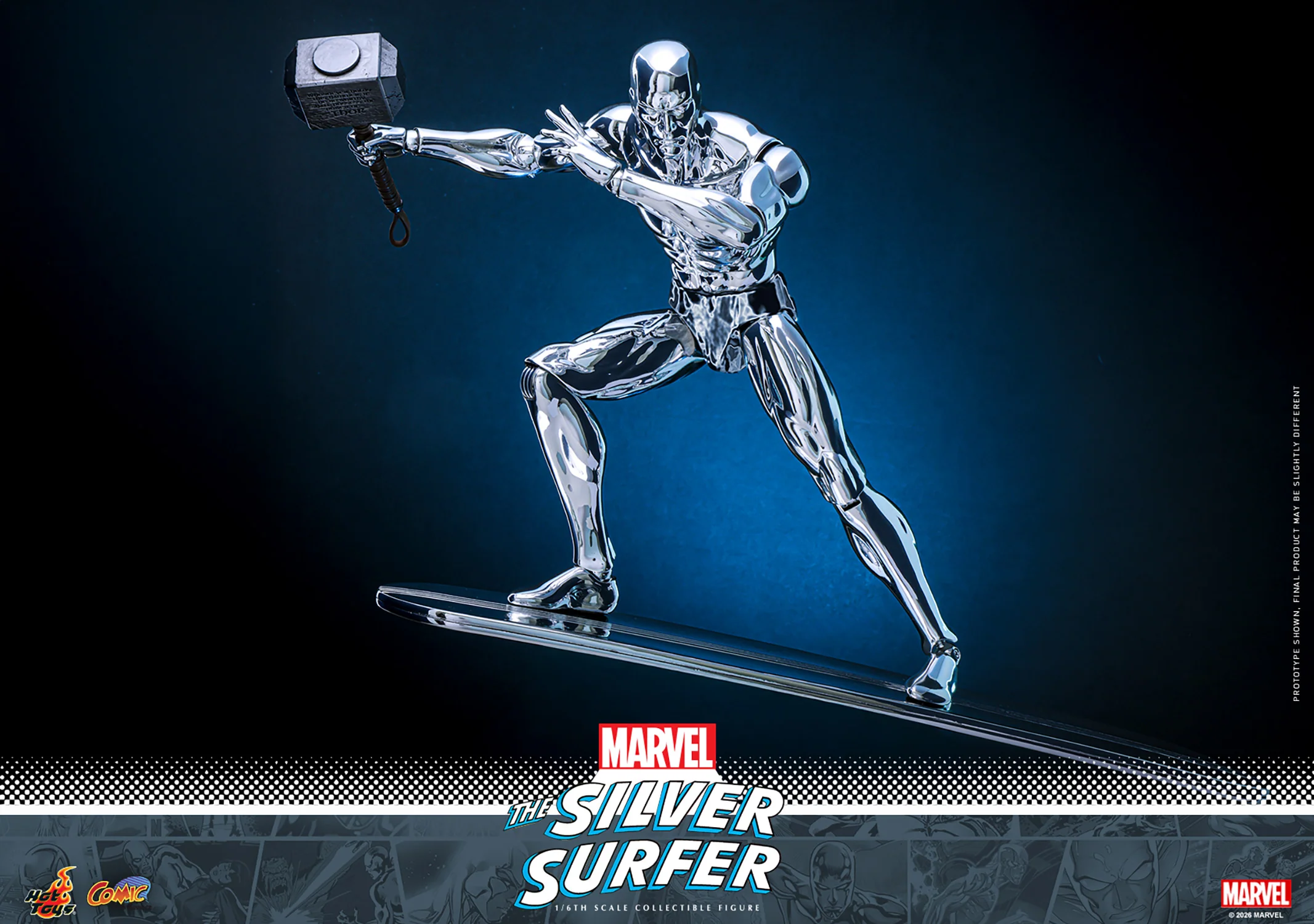 PRE-ORDER Silver Surfer Sixth Scale Figure - Image 3