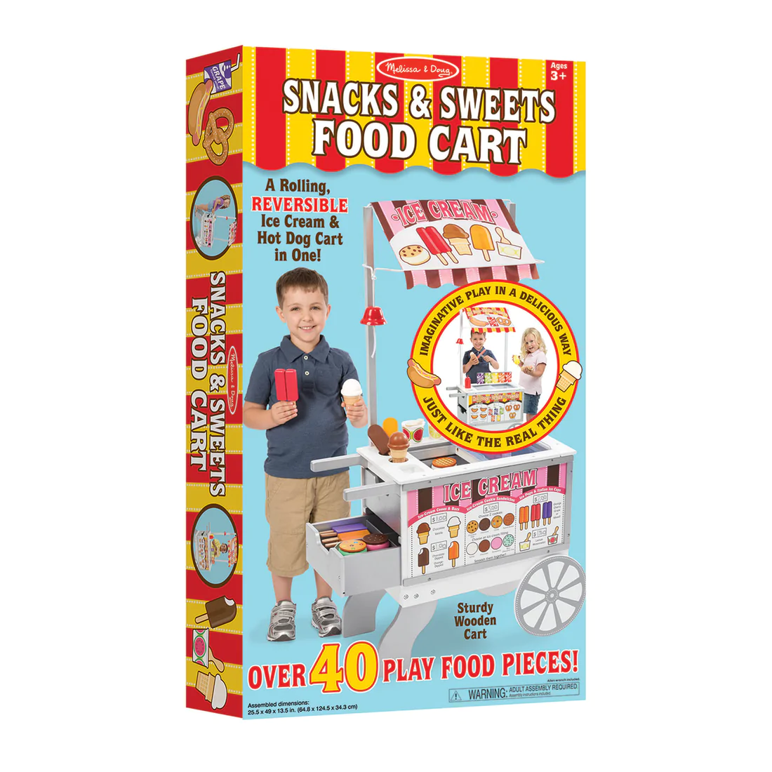 Snacks & Sweets Food Cart Melissa and Doug - Image 2