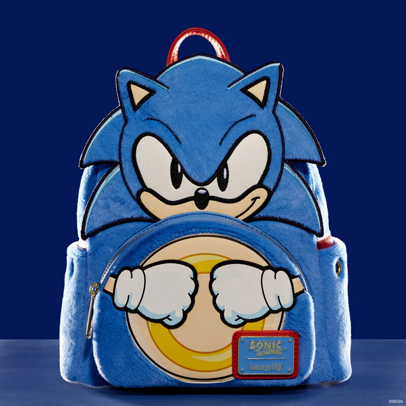 Sonic the Hedgehog Classic Cosplay Plush Mini Backpack - Image 2