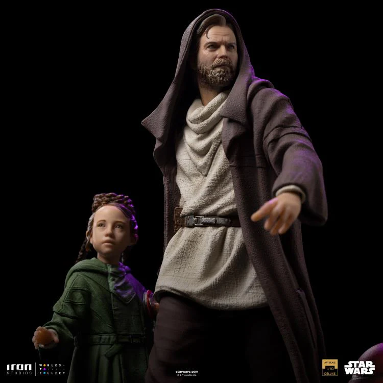 Star Wars: Obi-Wan Kenobi Obi-Wan and Young Leia Deluxe 1/10 Art Scale Limited Edition Statue - Image 11