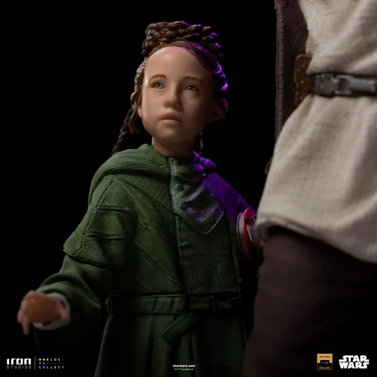Star Wars: Obi-Wan Kenobi Obi-Wan and Young Leia Deluxe 1/10 Art Scale Limited Edition Statue - Image 12