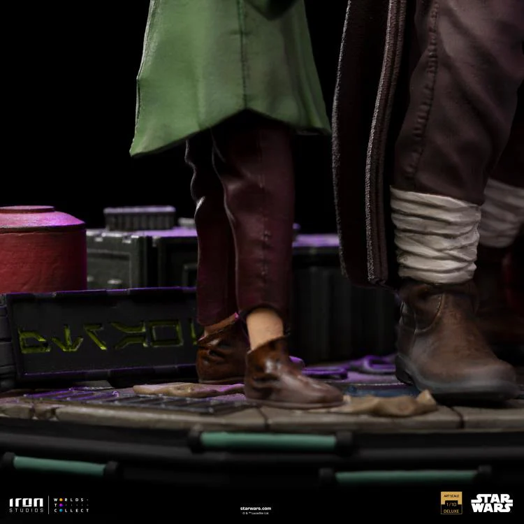 Star Wars: Obi-Wan Kenobi Obi-Wan and Young Leia Deluxe 1/10 Art Scale Limited Edition Statue - Image 13