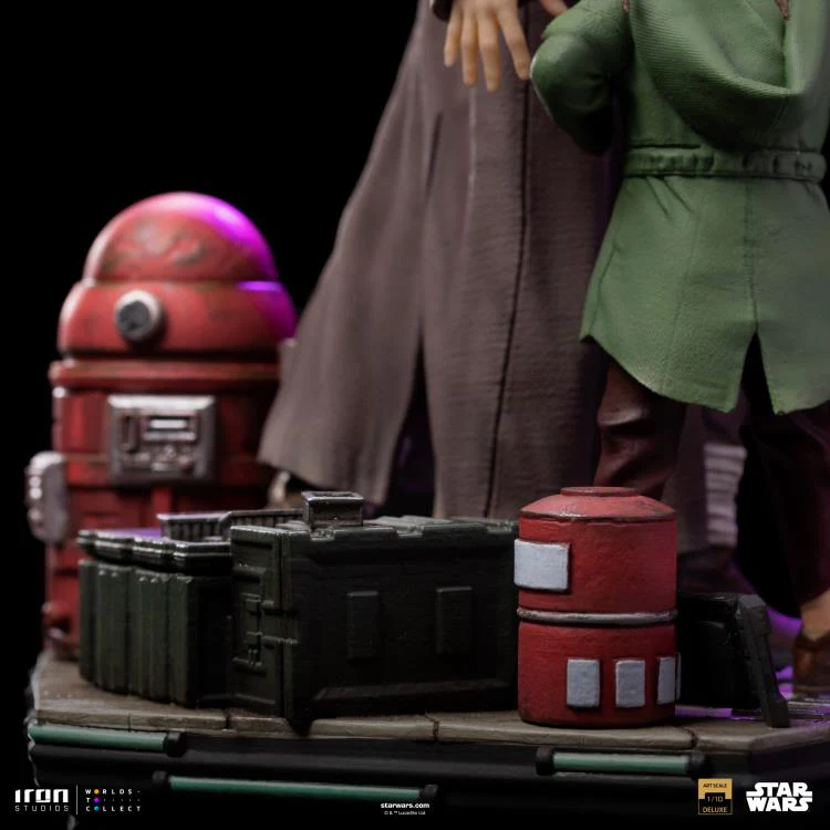 Star Wars: Obi-Wan Kenobi Obi-Wan and Young Leia Deluxe 1/10 Art Scale Limited Edition Statue - Image 16