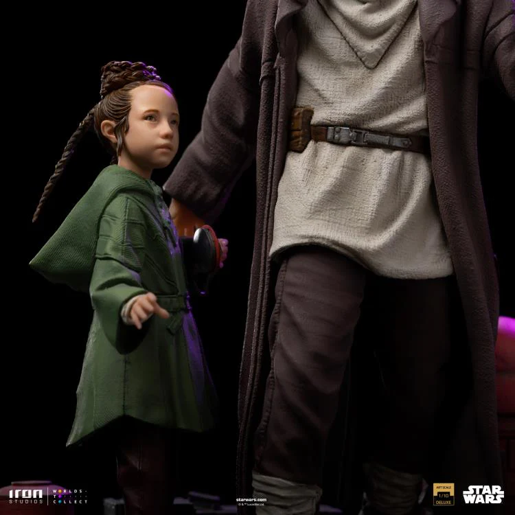Star Wars: Obi-Wan Kenobi Obi-Wan and Young Leia Deluxe 1/10 Art Scale Limited Edition Statue - Image 17