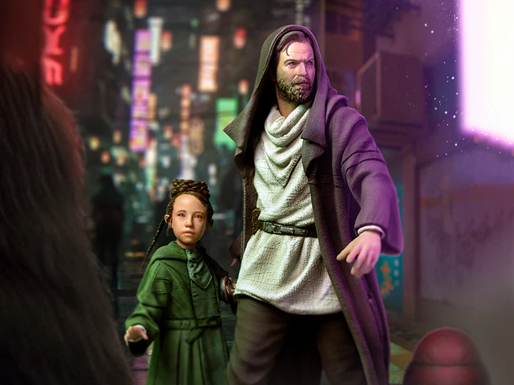 Star Wars: Obi-Wan Kenobi Obi-Wan and Young Leia Deluxe 1/10 Art Scale Limited Edition Statue - Image 2