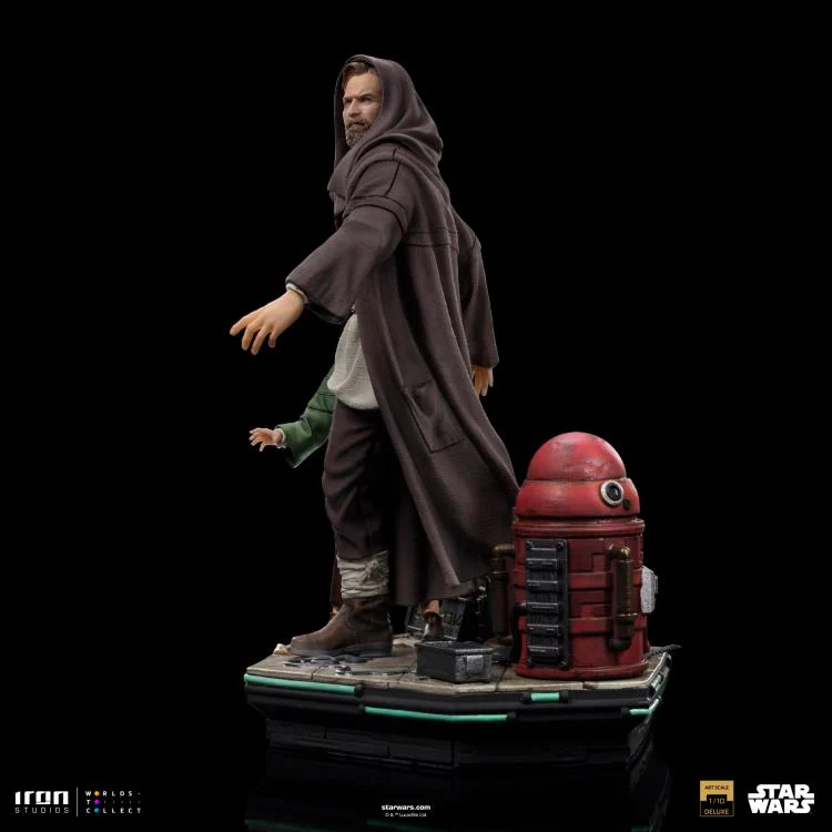 Star Wars: Obi-Wan Kenobi Obi-Wan and Young Leia Deluxe 1/10 Art Scale Limited Edition Statue - Image 7