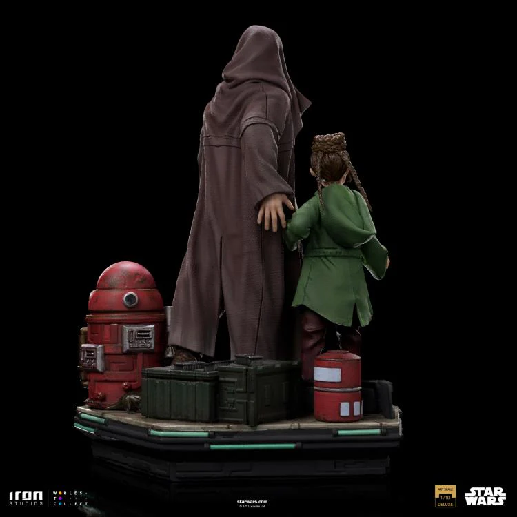 Star Wars: Obi-Wan Kenobi Obi-Wan and Young Leia Deluxe 1/10 Art Scale Limited Edition Statue - Image 9