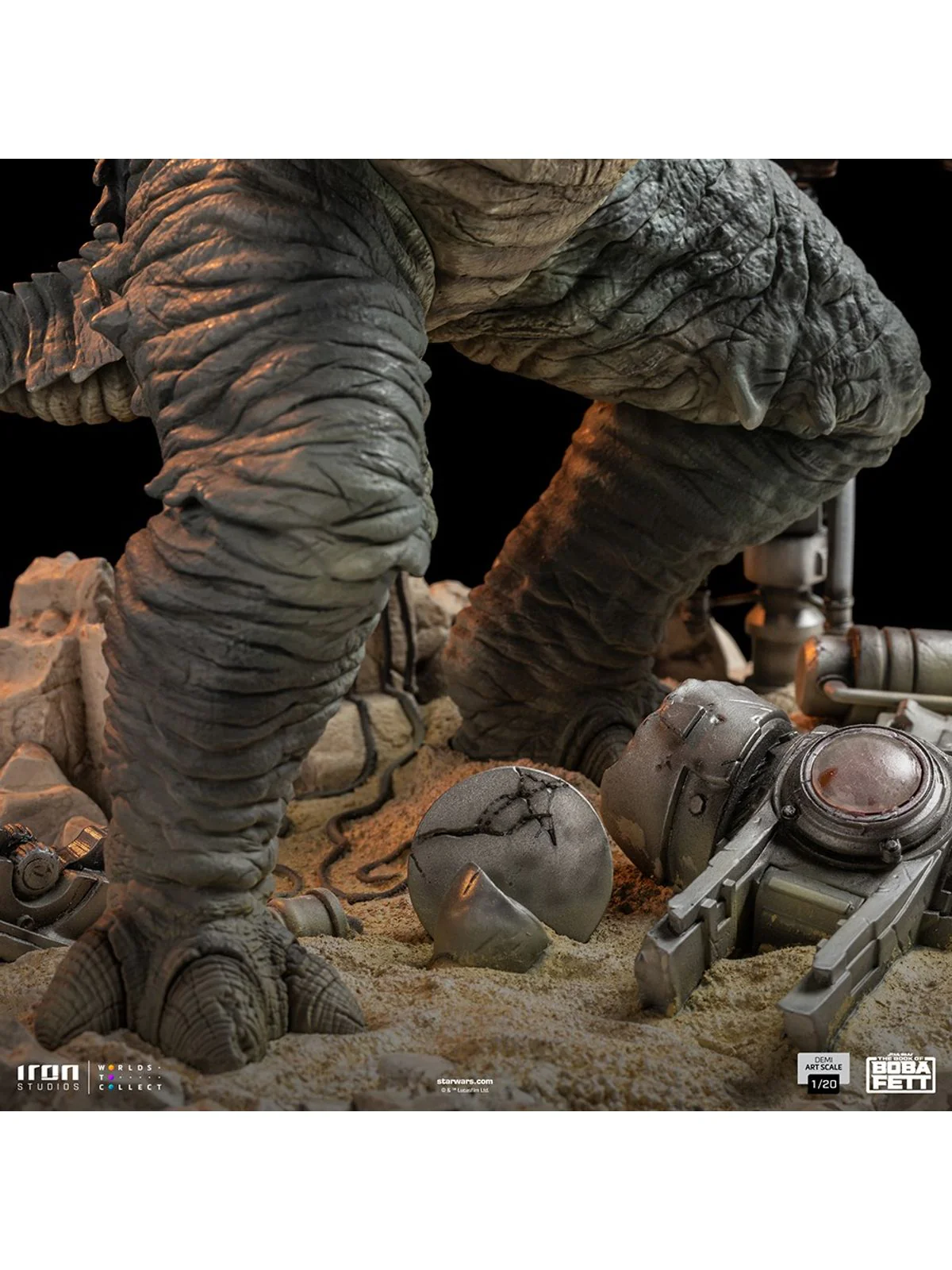 Statue Boba Fett & Rancor - The Book of Boba Fett - Demi Art Scale 1/20 - Iron Studios - Image 7