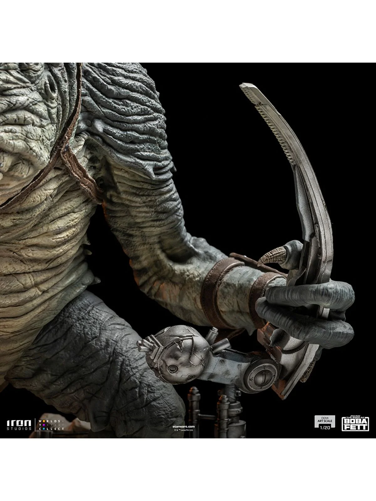 Statue Boba Fett & Rancor - The Book of Boba Fett - Demi Art Scale 1/20 - Iron Studios - Image 8