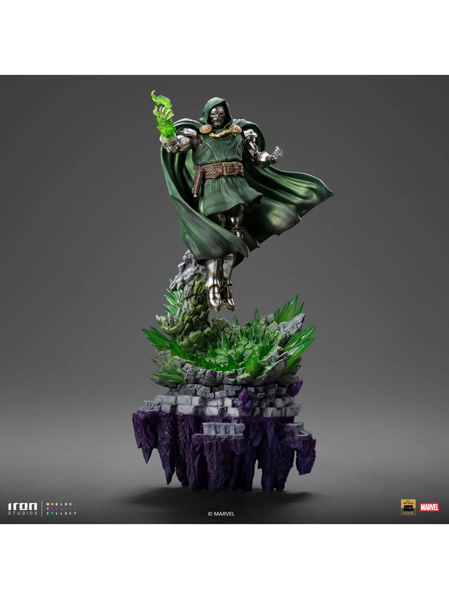 PRE-ORDER Statue Doctor Doom Deluxe - Infinity Gauntlet Diorama - Art Scale 1/10 EE - Image 3