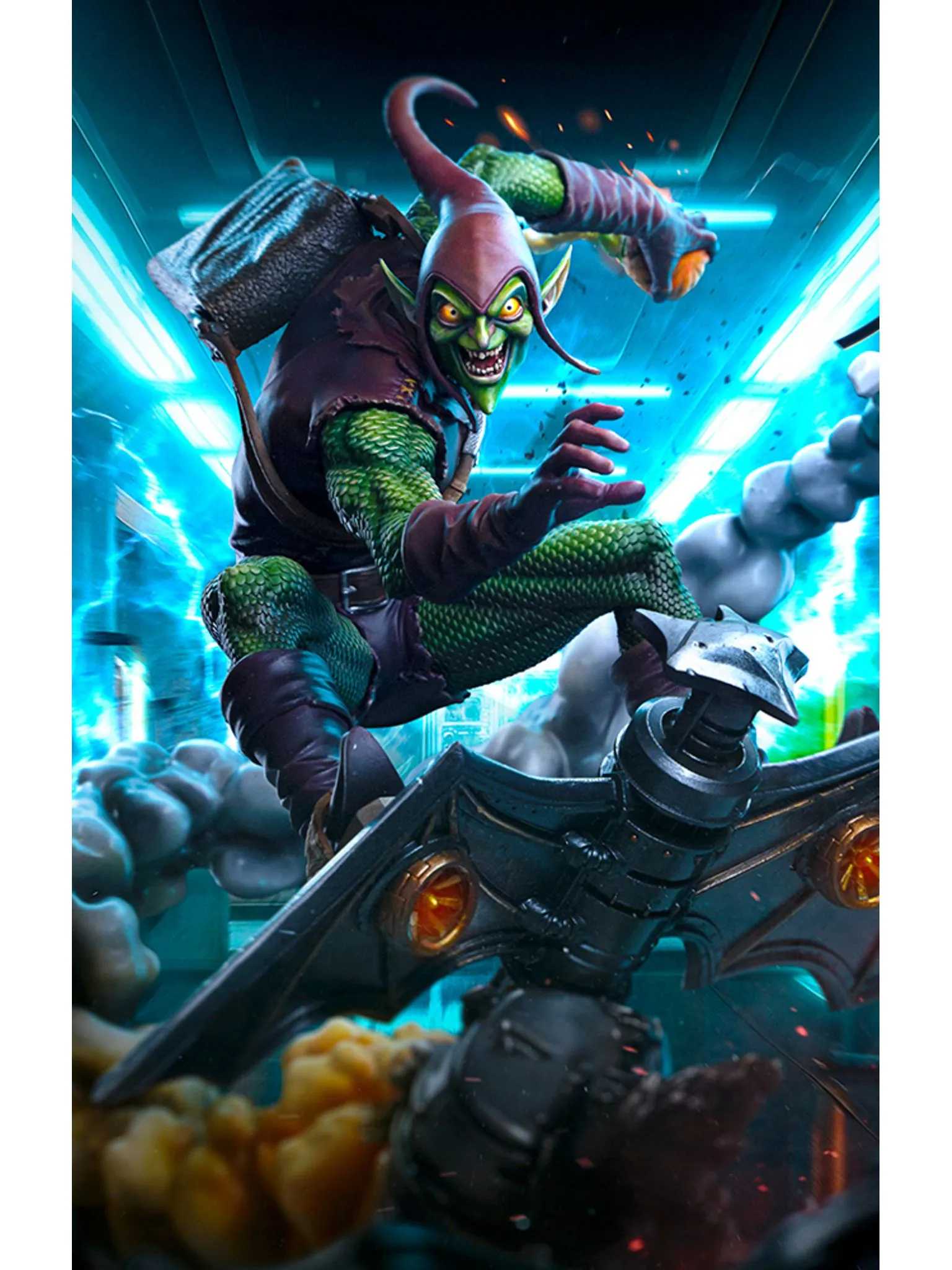 Statue Green Goblin - Spider-man vs Villains Diorama - BDS Art Scale 1/10 - Image 2
