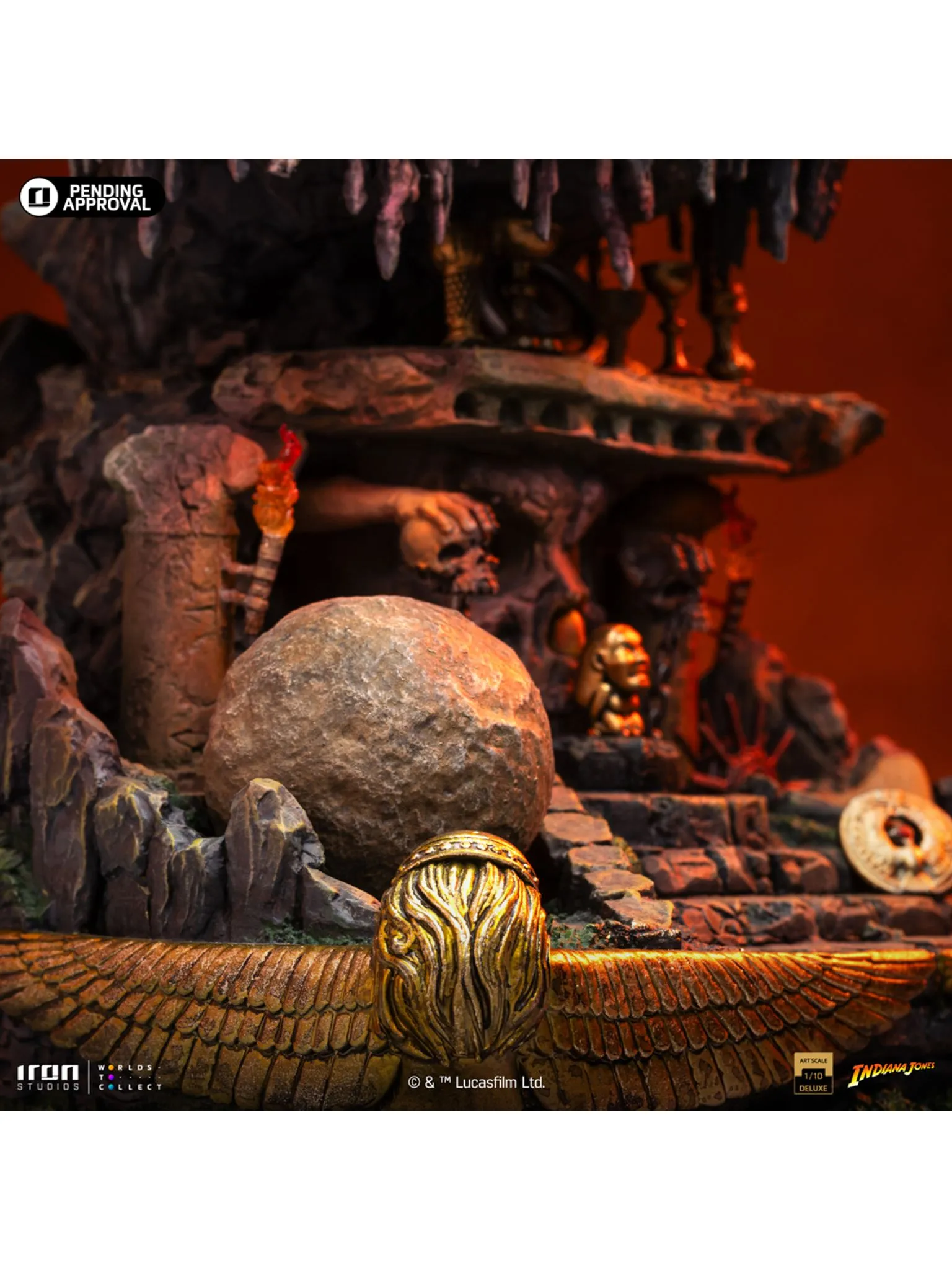 Statue Indiana Jones Deluxe - Indiana Jones - Art Scale 1/10 - Iron Studios - Image 3