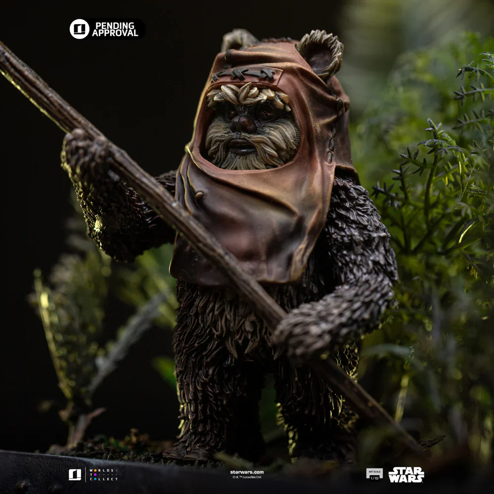 Pre-Order - Statue Leia and Wicket - Star Wars Episode VI - Art Scale 1/10 - Iron Studios - Image 2