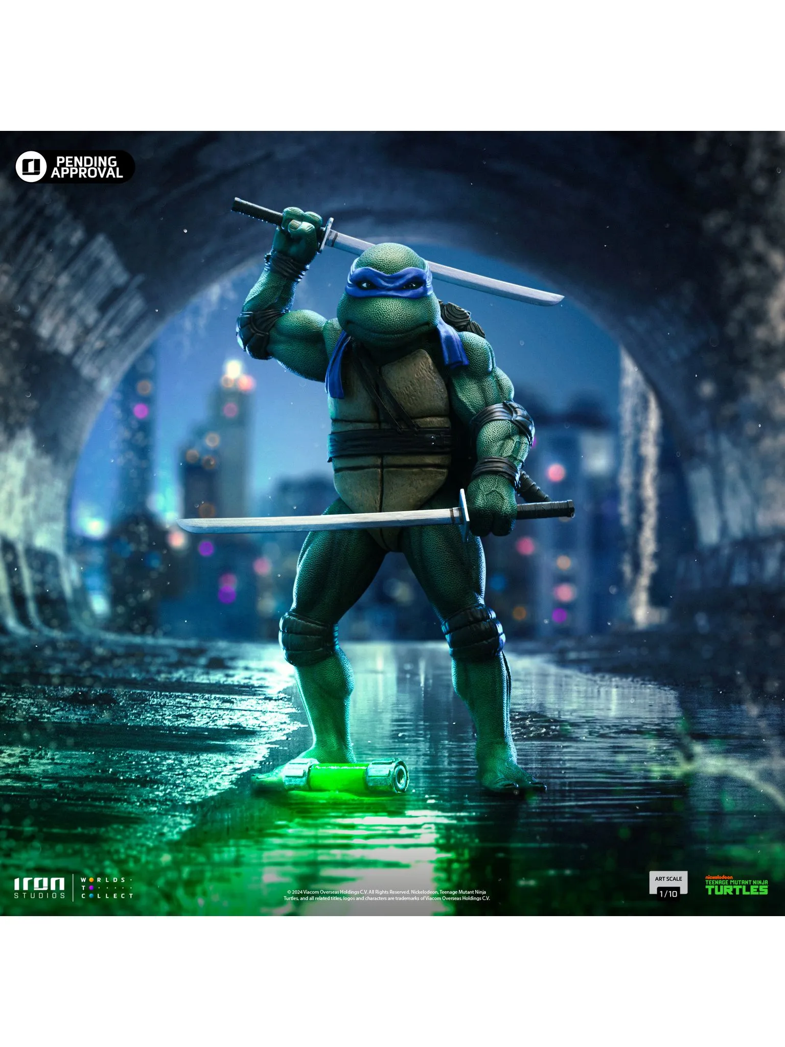 Statue Leonardo - TMNT Movie - Art Scale 1/10 - Iron Studios - Image 2