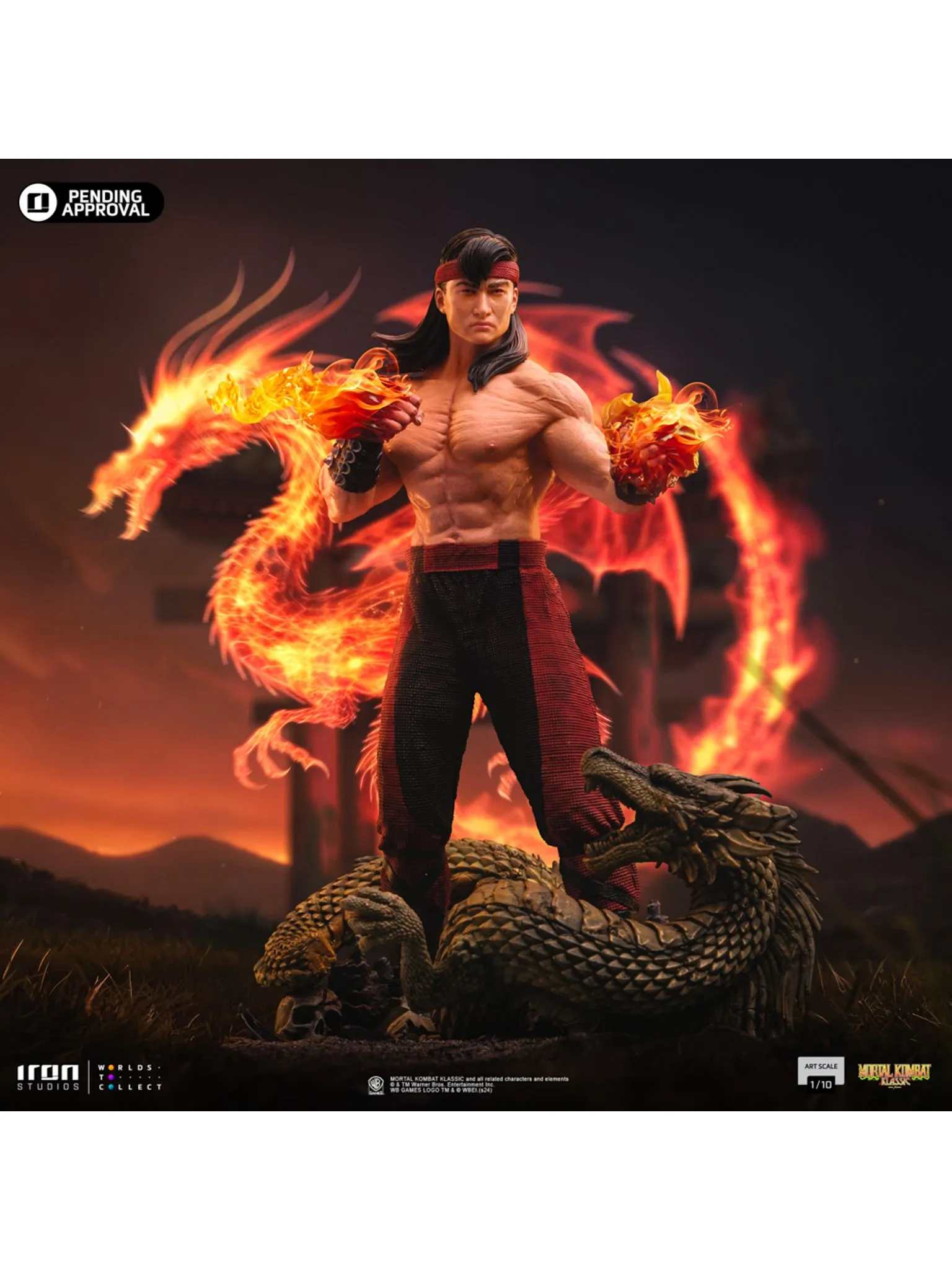 Statue Liu Kang - Mortal Kombat - Art Scale 1/10 - Image 2