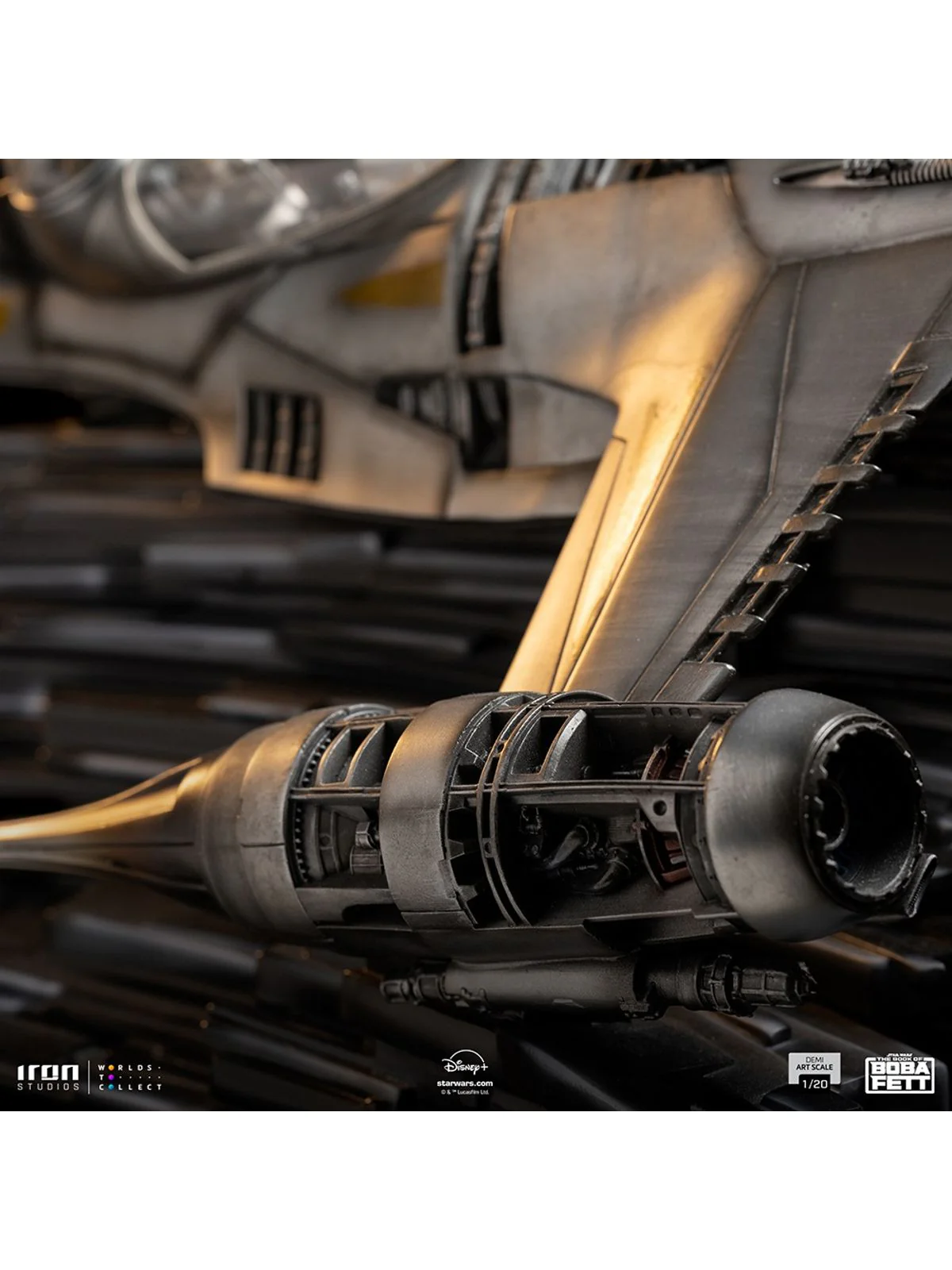 Statue Mando`s N-1 Starfighter - Star Wars: Book of Boba Fett - Demi Art Scale 1/20 - Iron Studios - Image 10