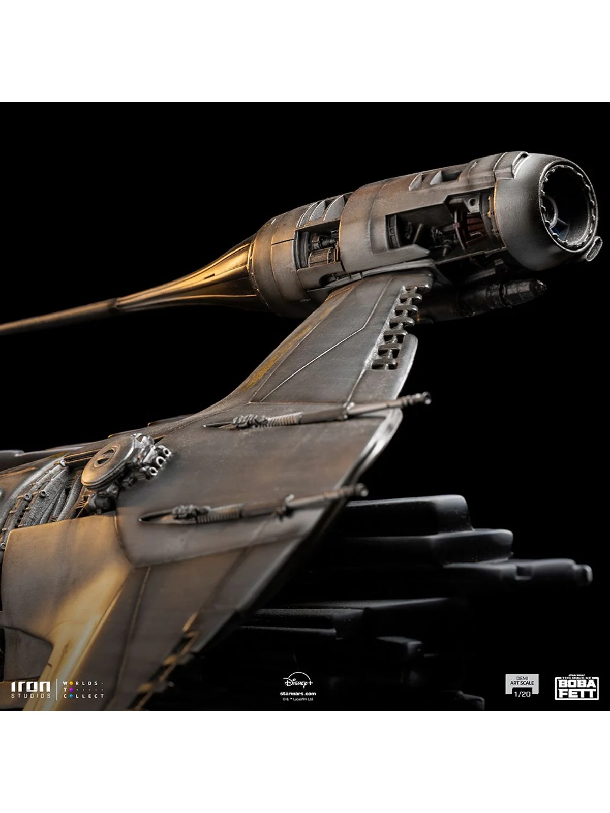 Statue Mando`s N-1 Starfighter - Star Wars: Book of Boba Fett - Demi Art Scale 1/20 - Iron Studios - Image 11