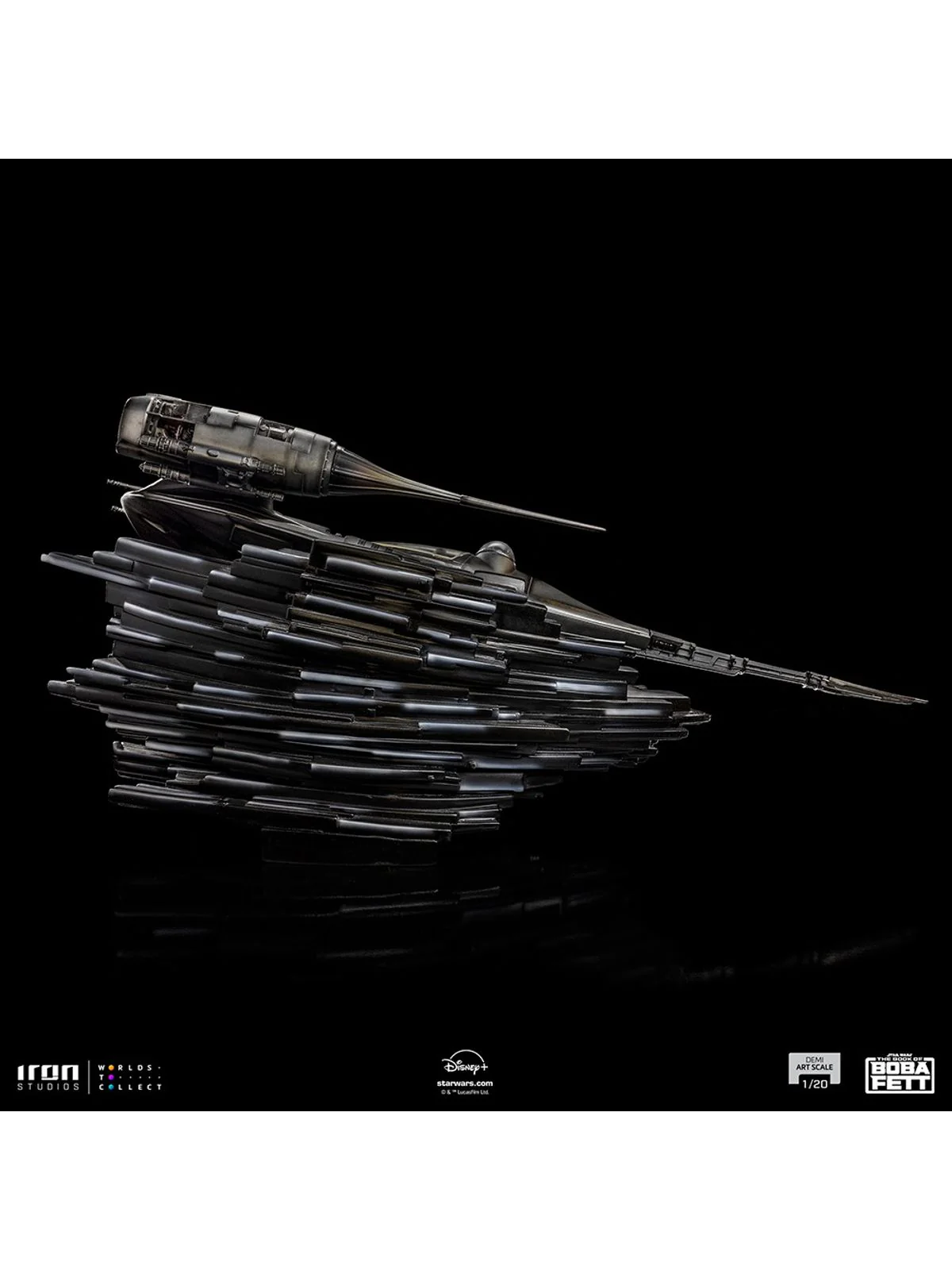 Statue Mando`s N-1 Starfighter - Star Wars: Book of Boba Fett - Demi Art Scale 1/20 - Iron Studios - Image 4