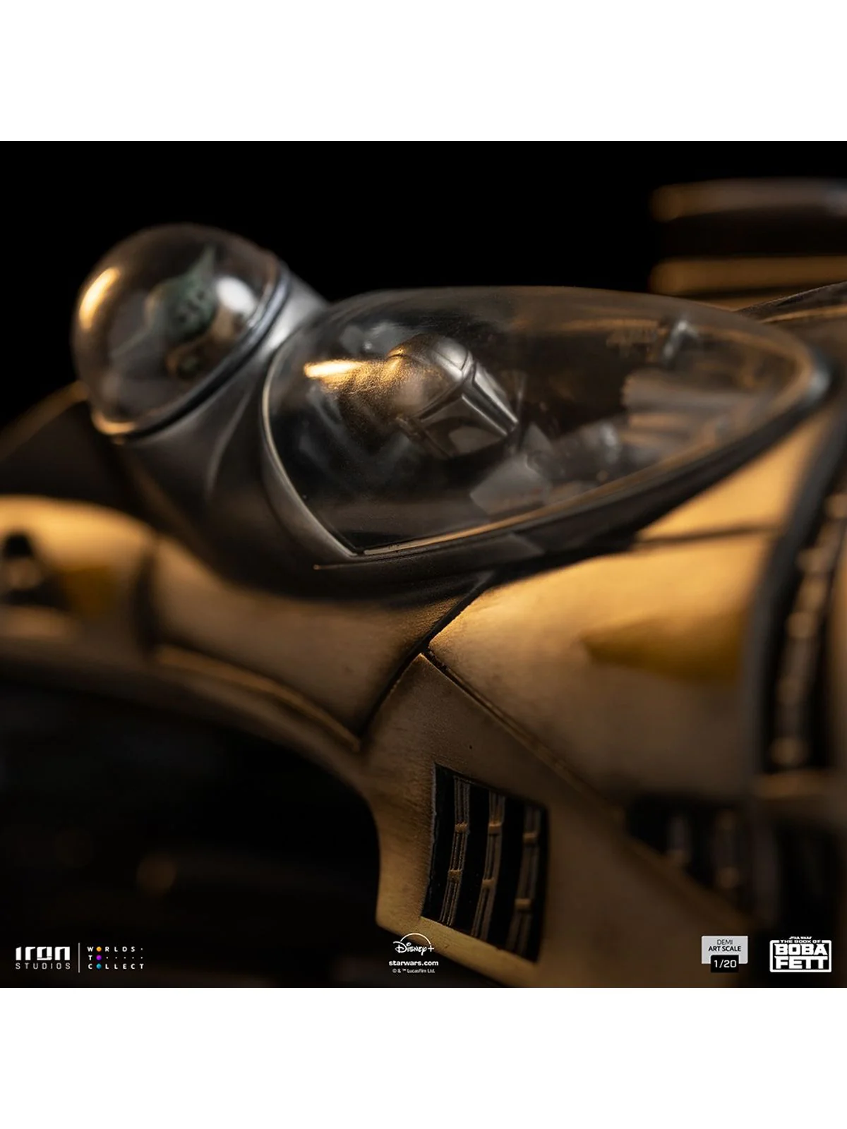 Statue Mando`s N-1 Starfighter - Star Wars: Book of Boba Fett - Demi Art Scale 1/20 - Iron Studios - Image 7