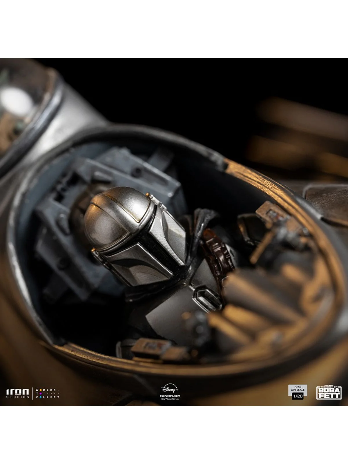 Statue Mando`s N-1 Starfighter - Star Wars: Book of Boba Fett - Demi Art Scale 1/20 - Iron Studios - Image 8