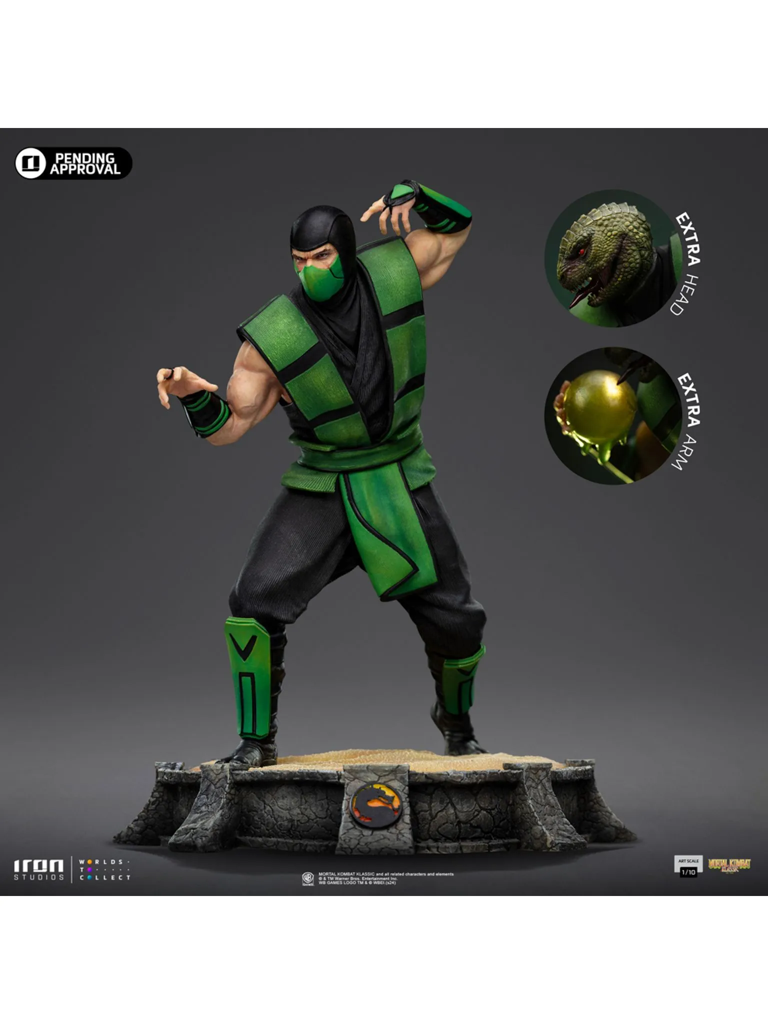 PRE-ORDER Statue Reptile - Mortal Kombat - Art Scale 1/10 - Image 3