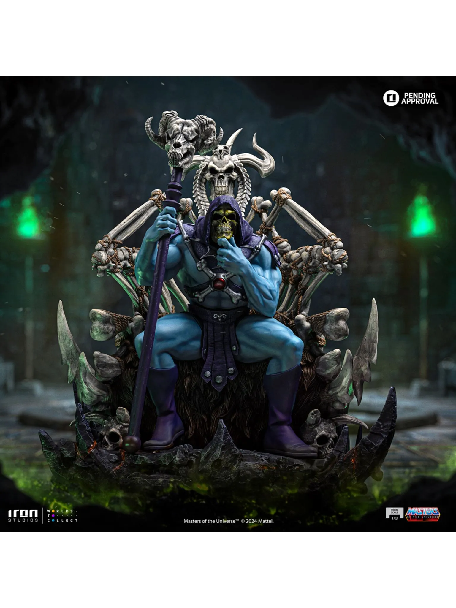 PRE-ORDER Statue Skeletor (10th anniversary) - Masters of the Universe - Prime Scale 1/3 - Image 2