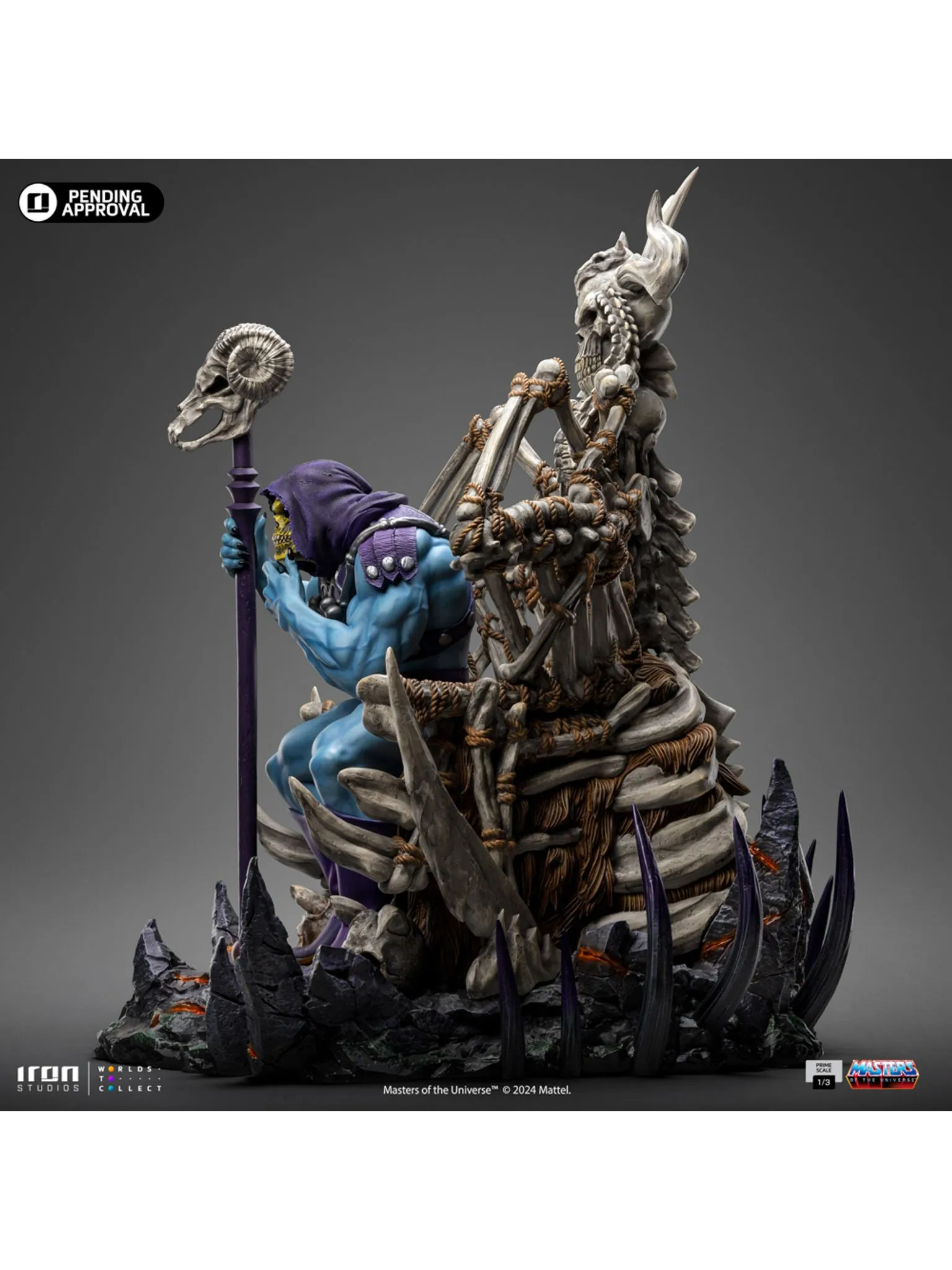 PRE-ORDER Statue Skeletor (10th anniversary) - Masters of the Universe - Prime Scale 1/3 - Image 5