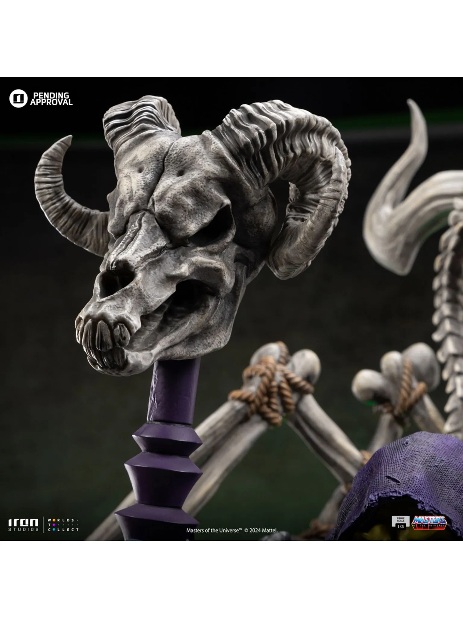 PRE-ORDER Statue Skeletor (10th anniversary) - Masters of the Universe - Prime Scale 1/3 - Image 6