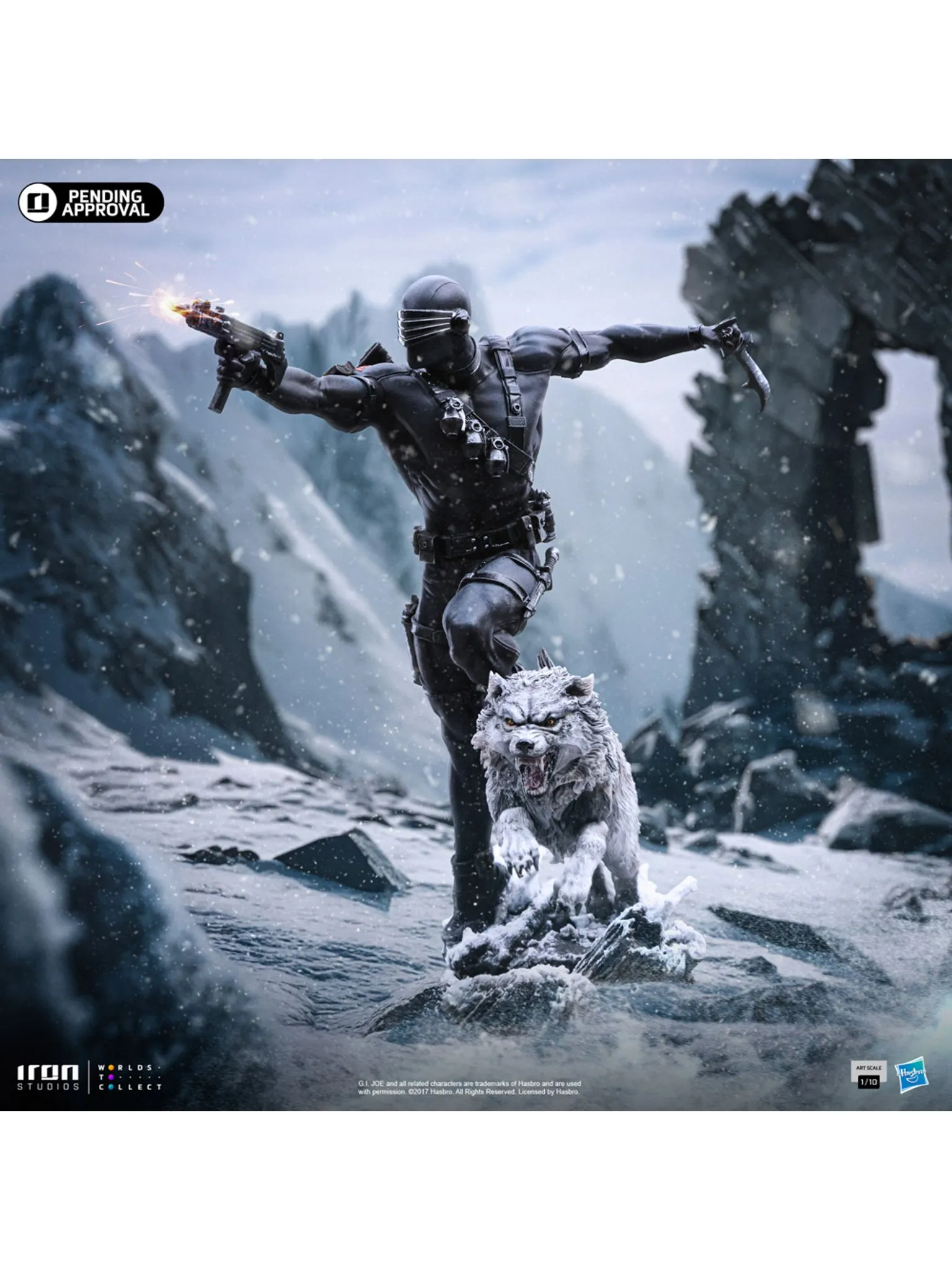 PRE-ORDER Statue Snake Eyes - G.I Joe - Art Scale 1/10 - Image 2