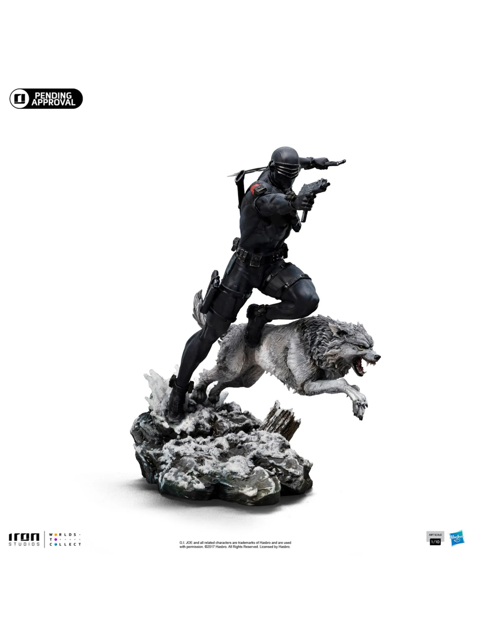 PRE-ORDER Statue Snake Eyes - G.I Joe - Art Scale 1/10 - Image 3
