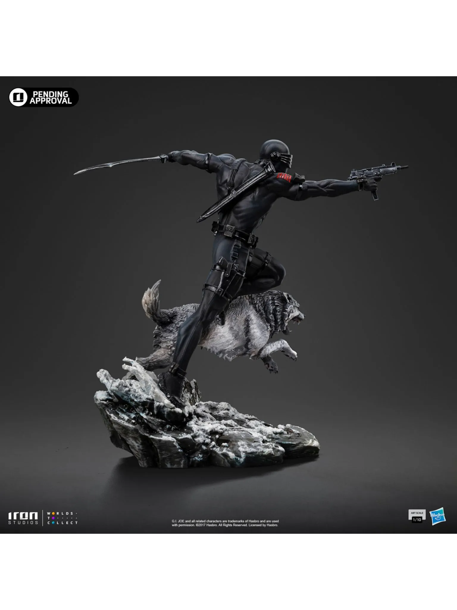 PRE-ORDER Statue Snake Eyes - G.I Joe - Art Scale 1/10 - Image 4