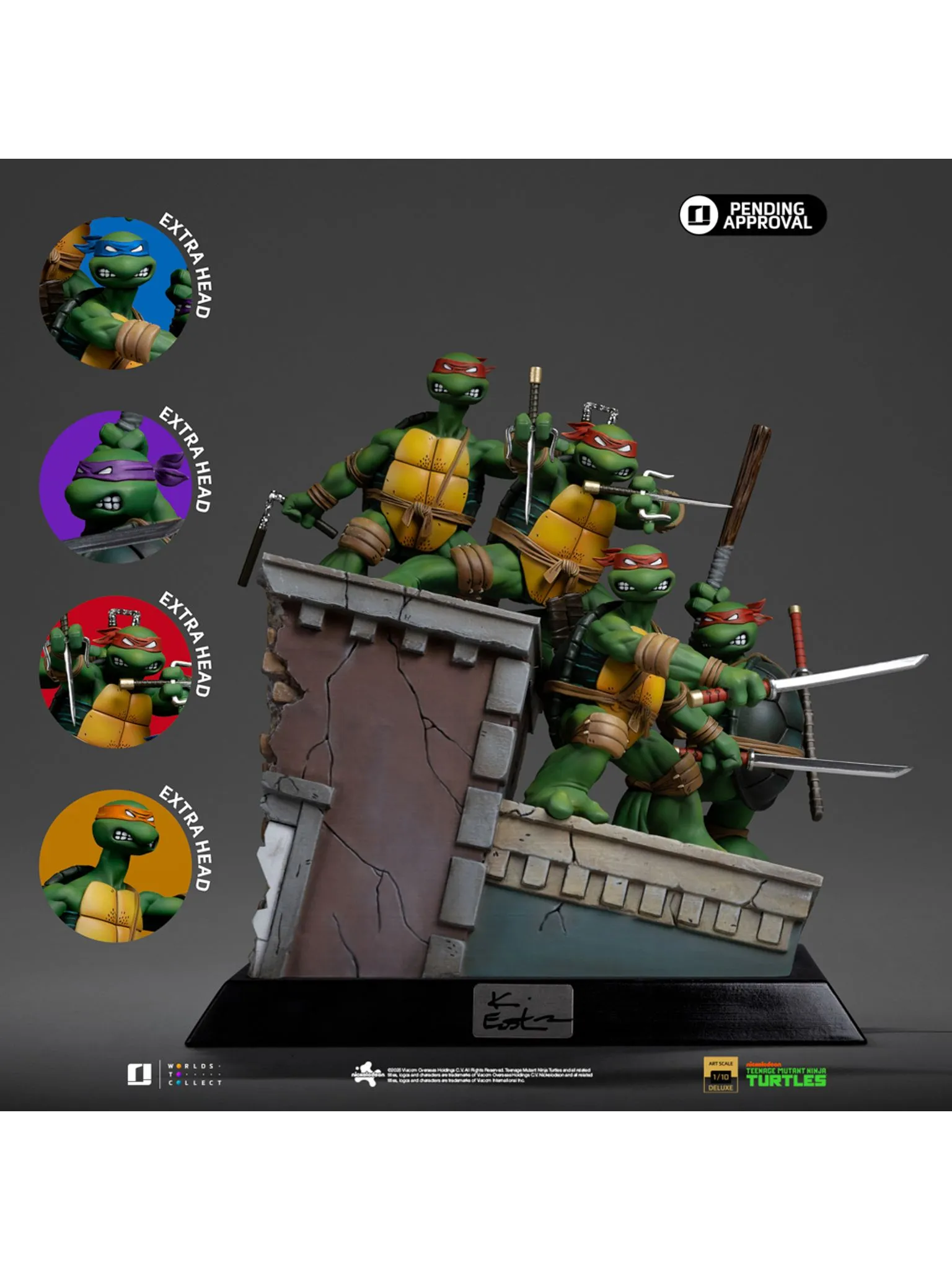 PRE-ORDER Statue TMNT 1st Cover Set - Teenage Mutant Ninja Turtles - Art Scale 1/10 - Image 2
