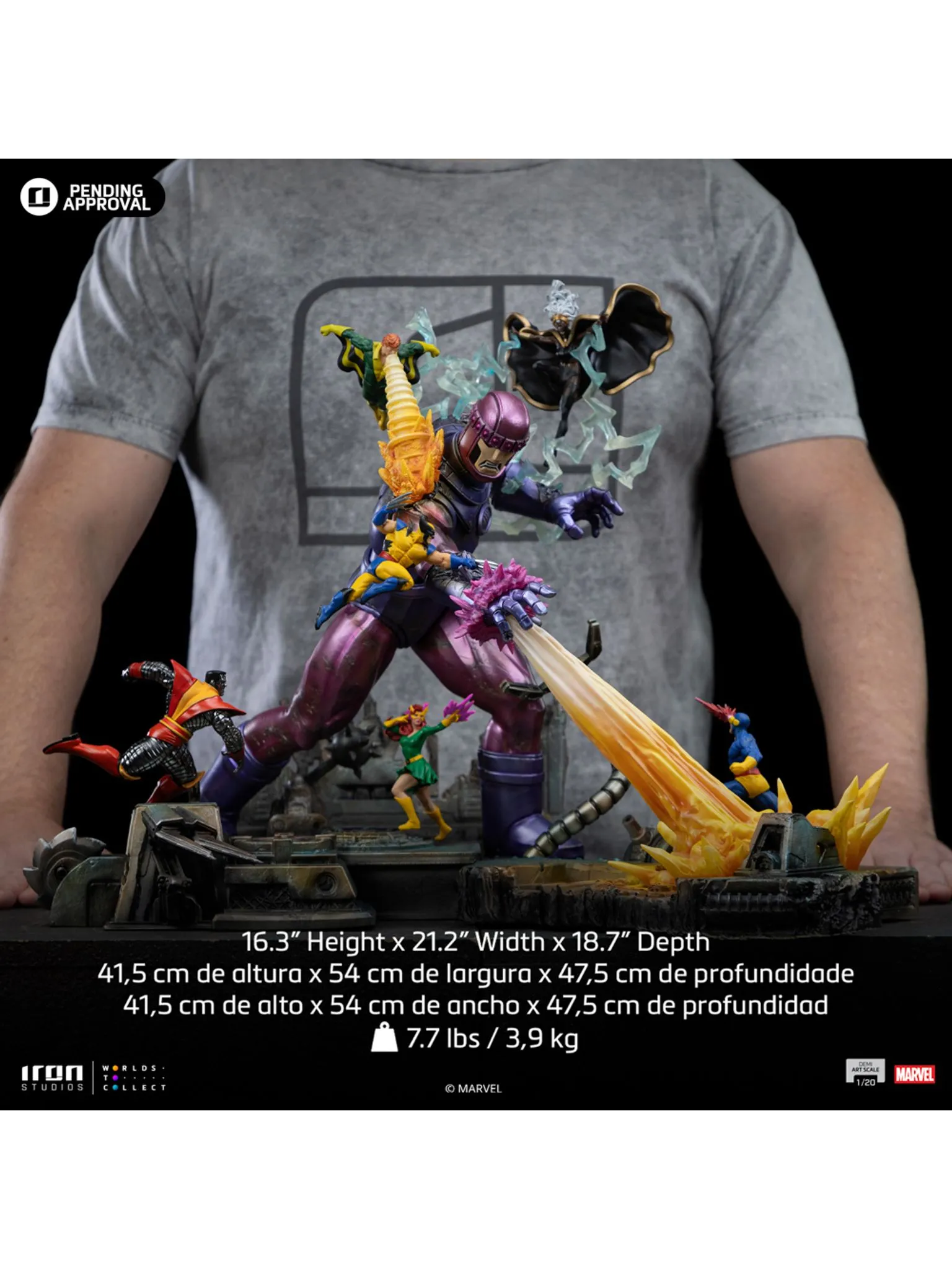 PRE-ORDER Statue X-Men Danger Room Diorama A - Demi Art Scale 1/20 - Image 3