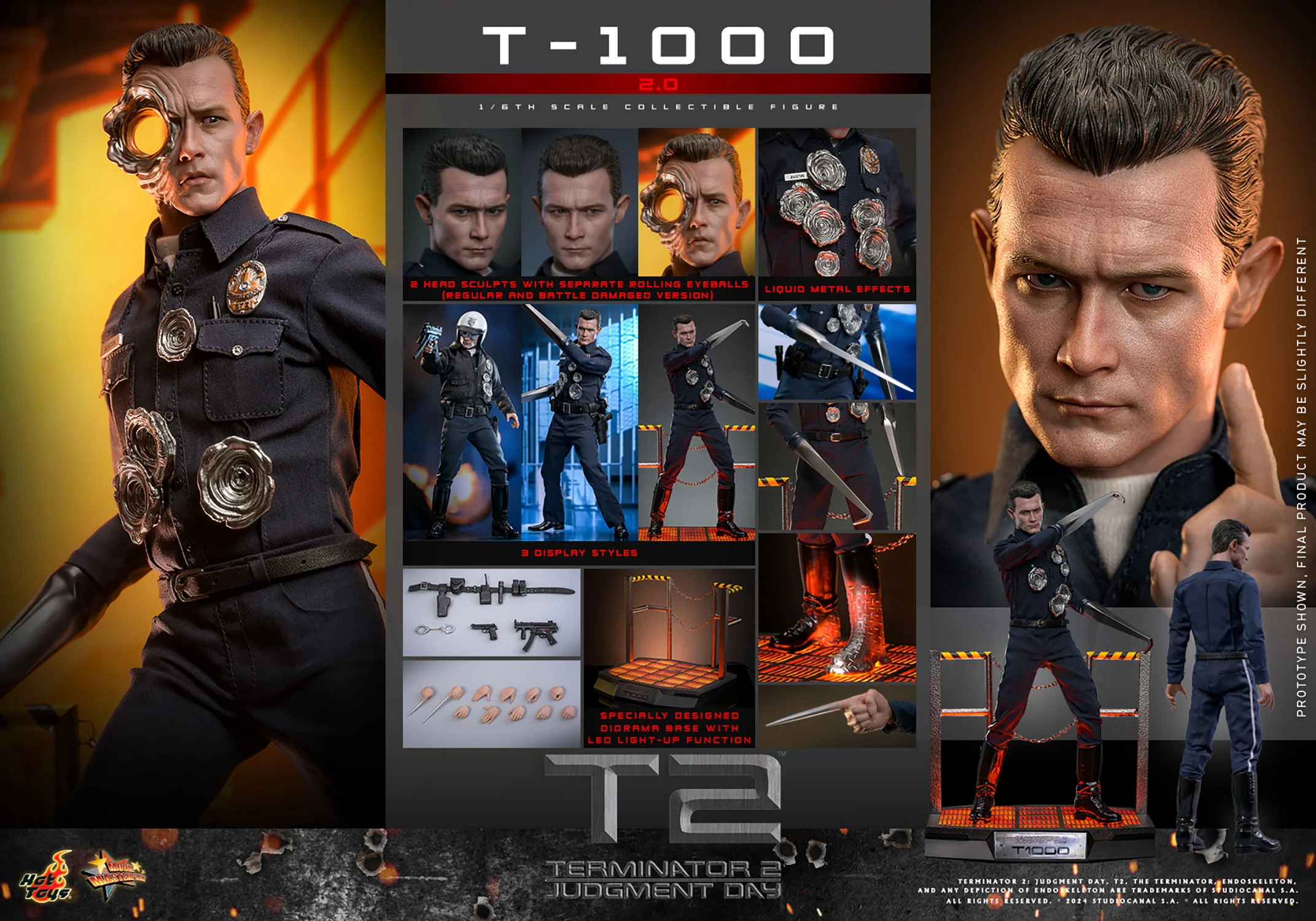 T-1000 (2.0) Hot Toys - Image 3