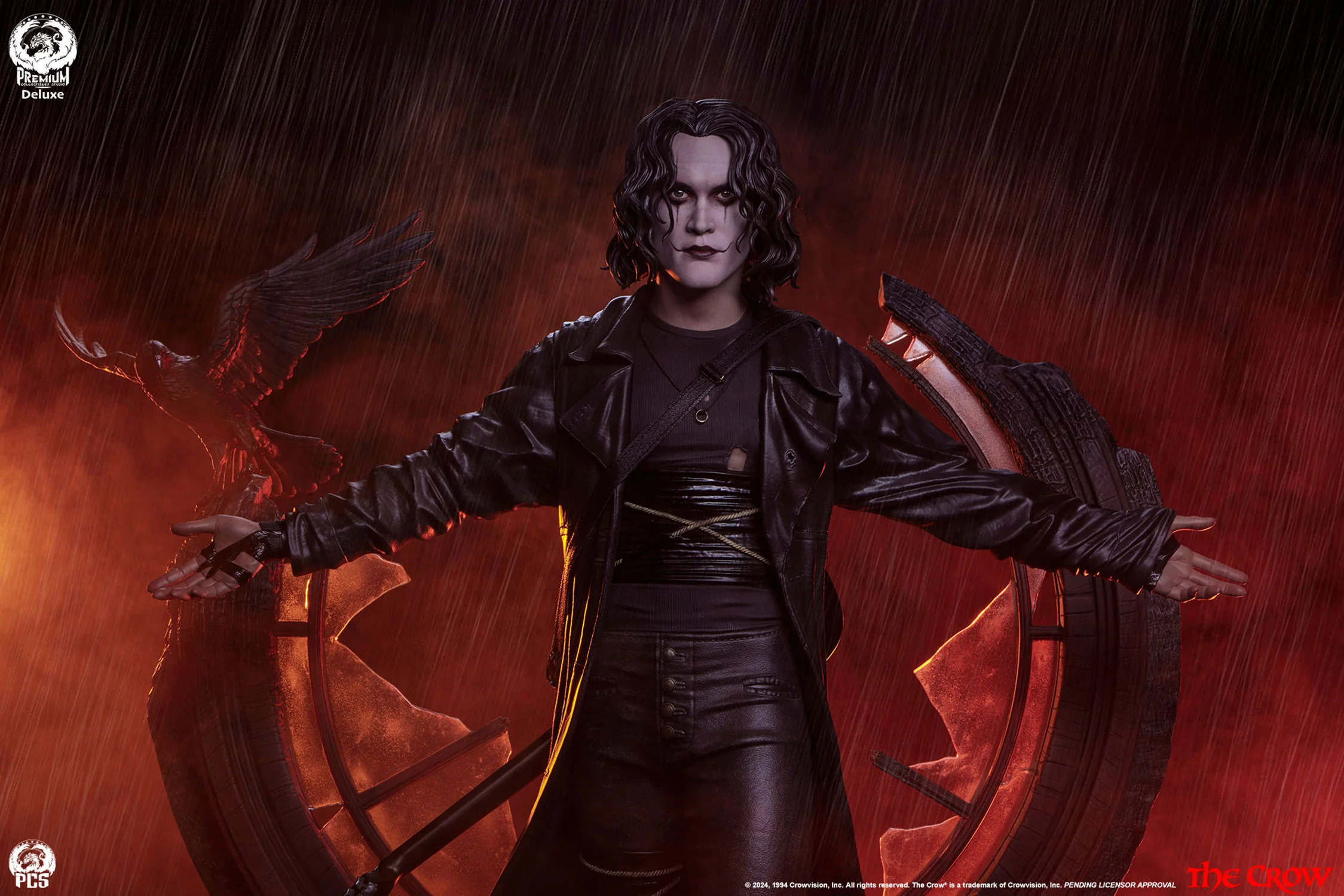 PRE-ORDER The Crow Deluxe 1:3 Scale Statue - Image 3