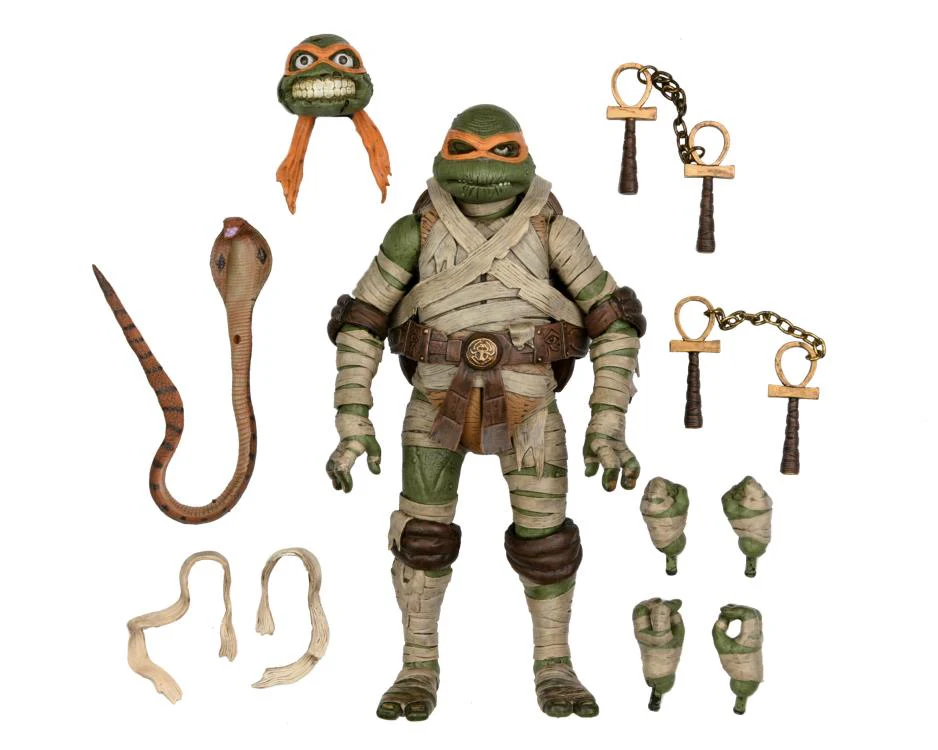 Universal Monsters x Teenage Mutant Ninja Turtles Ultimate Michelangelo as The Mummy - Image 16
