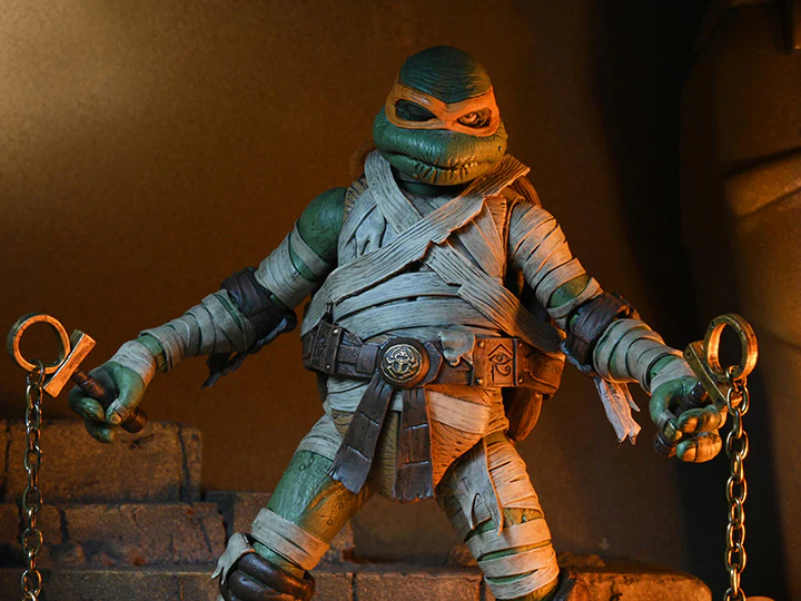 Universal Monsters x Teenage Mutant Ninja Turtles Ultimate Michelangelo as The Mummy - Image 2