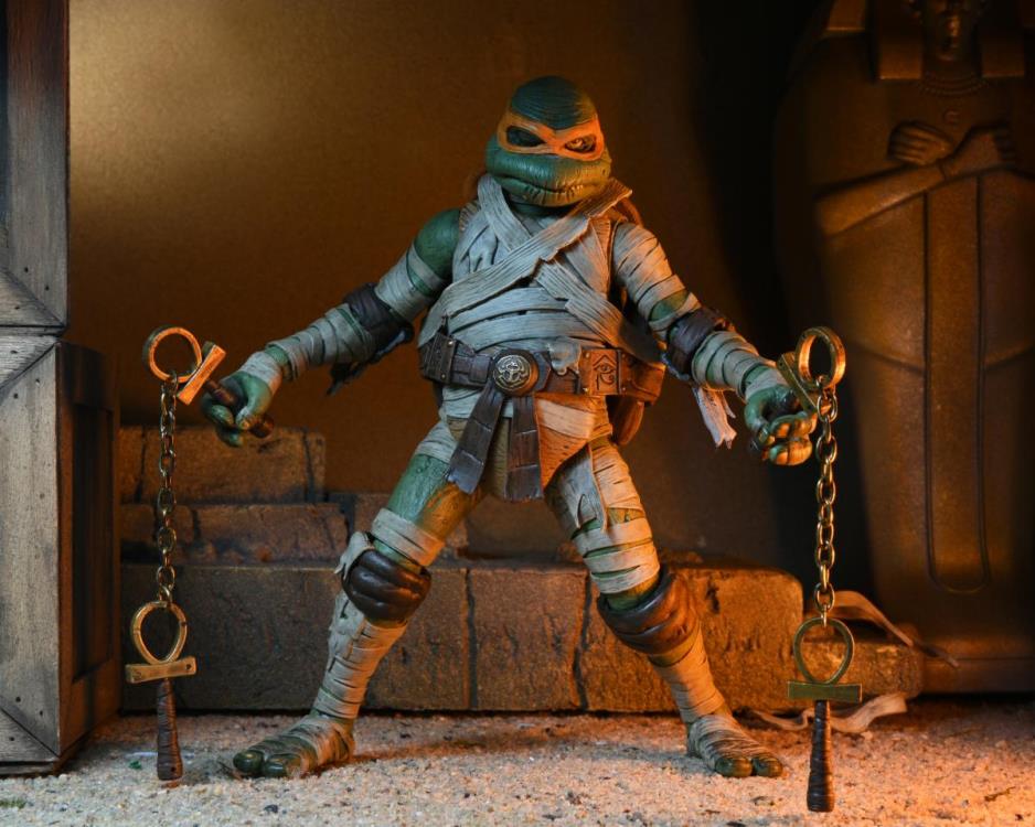 Universal Monsters x Teenage Mutant Ninja Turtles Ultimate Michelangelo as The Mummy - Image 3