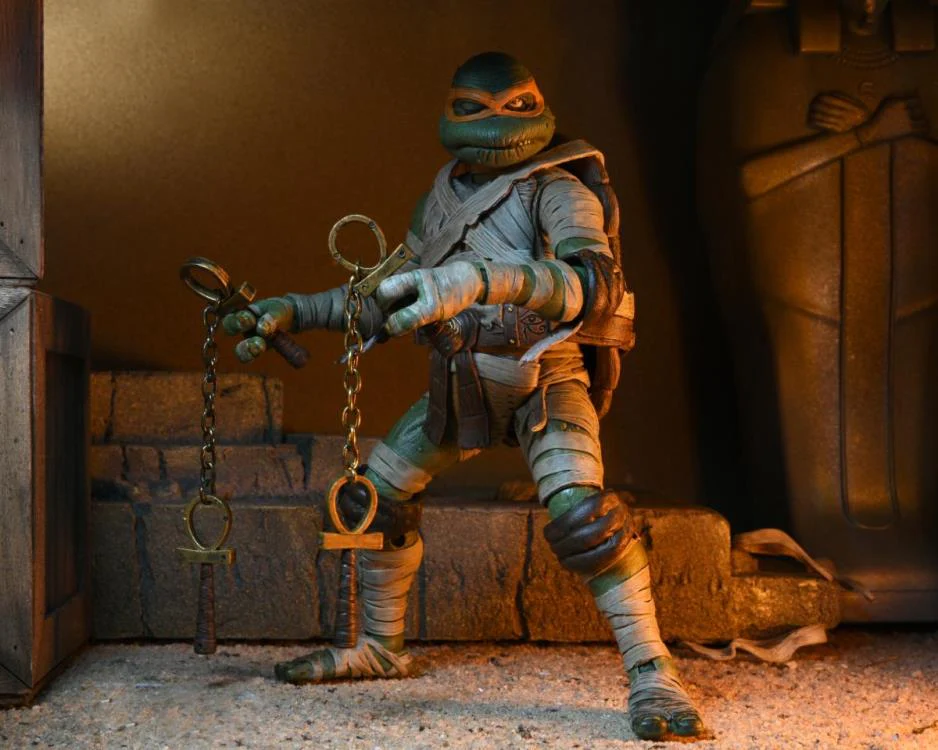 Universal Monsters x Teenage Mutant Ninja Turtles Ultimate Michelangelo as The Mummy - Image 4