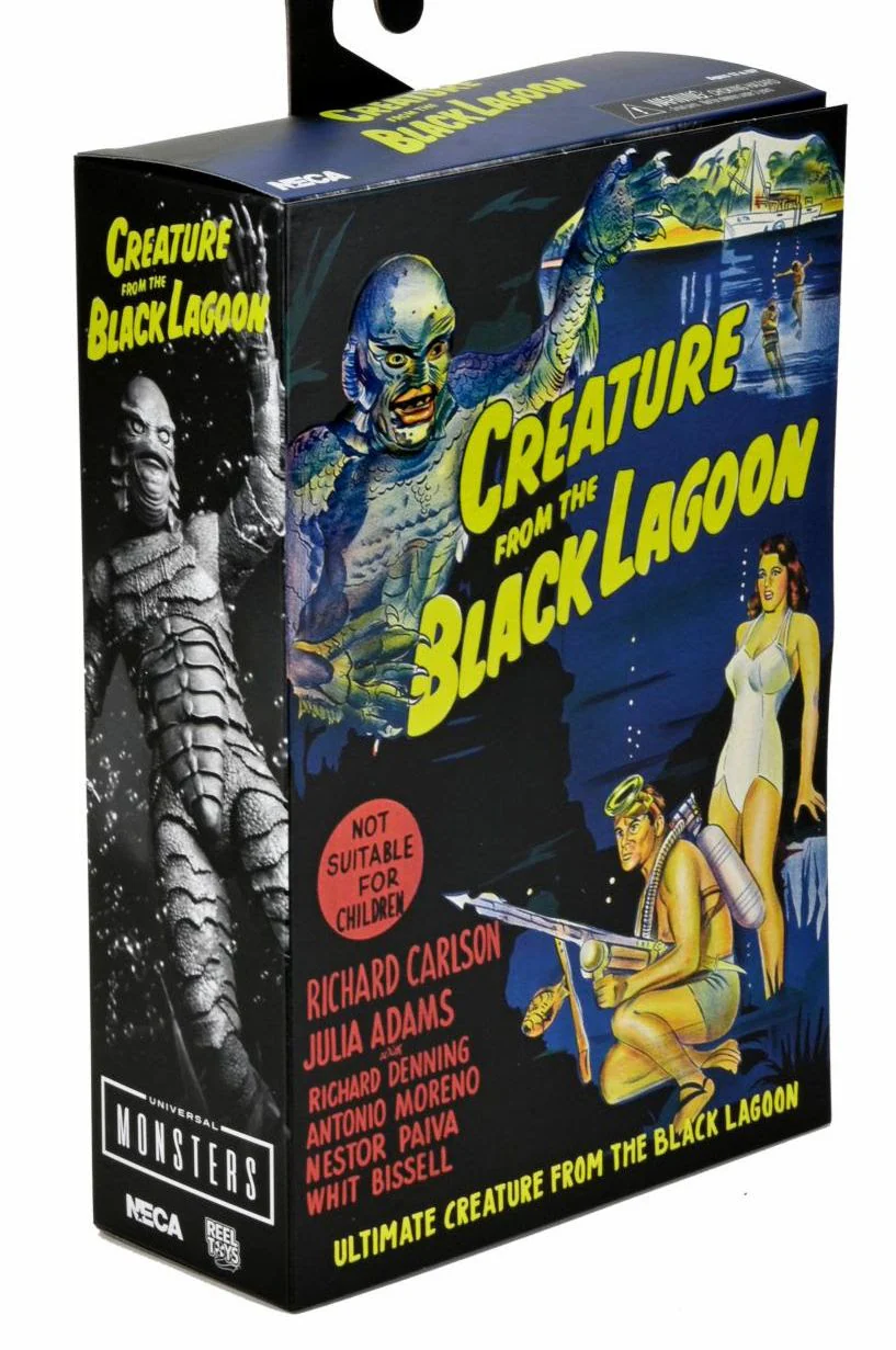 Universal Monsters Ultimate Creature from the Black Lagoon Figure (B&W) - Image 3